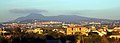 Panorama di Albano Laziale ed Ariccia da Cancelliera, con Monte Cavo ed il Maschio delle Faete