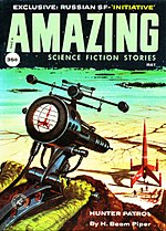 Amazing Science Fiction Stories cover image for May 1959