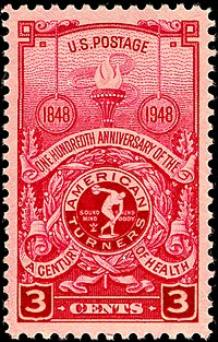 American Turners stamp, Scott 979