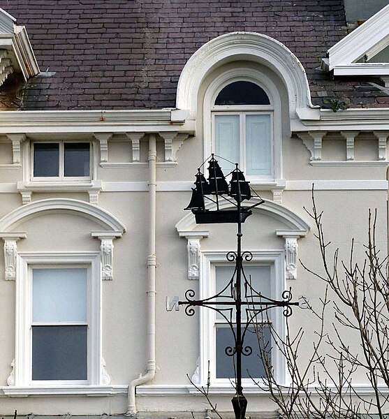 File:An attractive ship weather vane on Beach Lawn - geograph.org.uk - 5272760.jpg