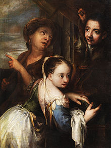 Андреа Челести (атриб.) Девочка со своей матерью и мальчиком. Ок. 1712 холст, масло 97 × 72 см