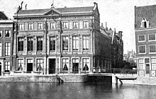 The house of the Societeit Arti et Amicitiae with the urban situation at Gracht Ronkin at the end of the 19th century Arti.jpg