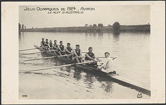 The Australian eight in Paris Aviron - le huit d'Australie (7673980308).jpg