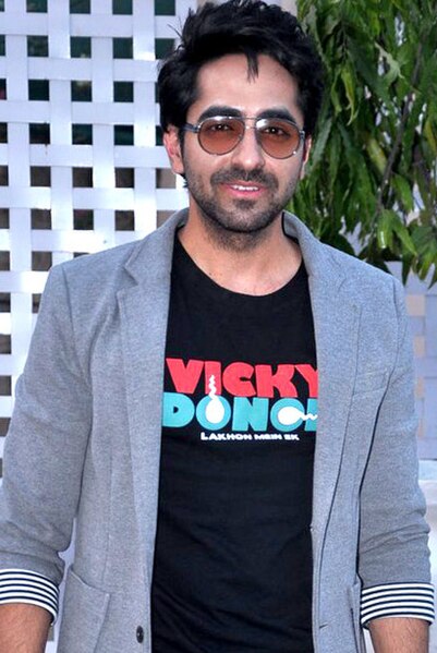 Khurrana at an event for Vicky Donor (2012), his film debut
