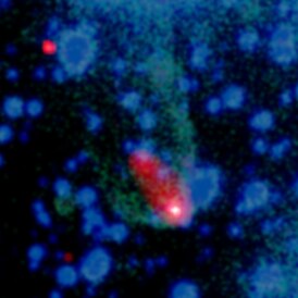 Снимок пульсара B1957+20 b, вокруг которого обращается объект