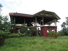 Bahay na Pula in its derelict condition in 2022, after the partial demolition Bahay na Pula 21.jpg