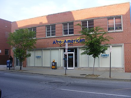 The Afro-American Building on North Charles St., April 2008