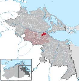 Kaart van Bargischow