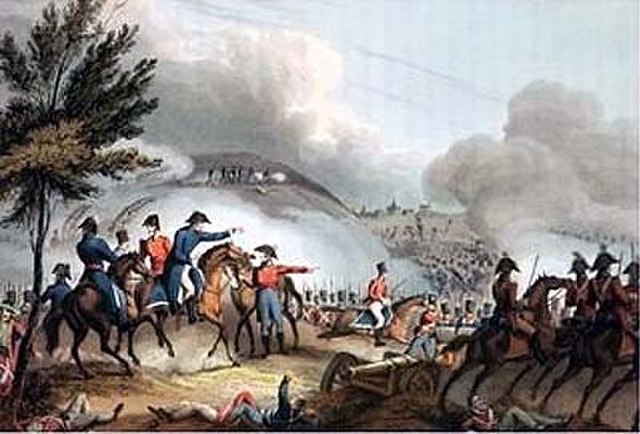 Le Marchant's charge at Salamanca, July 1812; 5th dragoons right foreground