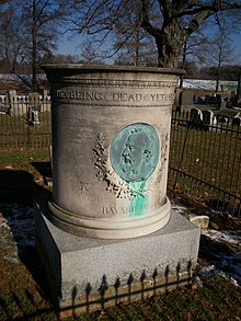 Grave of Bayard Taylor in Kennett Square, Pennsylvania