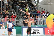 Deutsch: Beachhandball Europameisterschaften 2019 (Beach handball Euro); Tag 6: 7. Juli 2019 – Männerfinale, Dänemark-Norwegen 2:0 (25:18, 19:16) English: Beach handball Euro; Day 6: 7 July 2019 – Men's Final – Denmark-Norway 2:0 (25:18, 19:16)