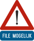 Belgisk trafikkskilt A51 + file.svg