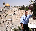 Ben-Meir in Jerusalem. The Temple Mount sits in the background. Ben-MeirIsrael.jpg