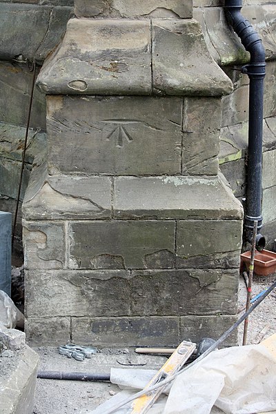 File:Benchmark on St Martins Cathedral - geograph.org.uk - 3978284.jpg