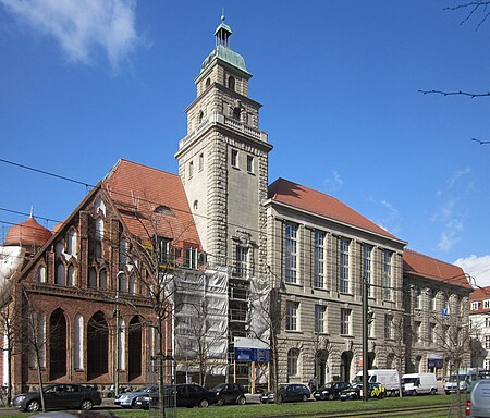 Berlin, Mitte, Spandauer Strasse 1, Handelshochschule Berlin 02