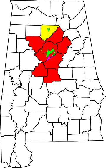 Birmingham–Hoover–Cullman Combined Statistical Area