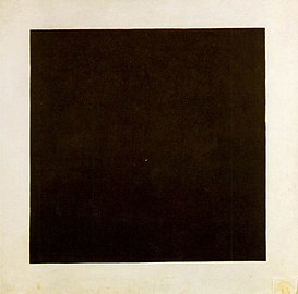 Kazimir Malevics: Fekete négyzet fehér alapon (1913/1915)