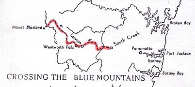 Экспедиция Блэксленда по пересечению Голубых гор.