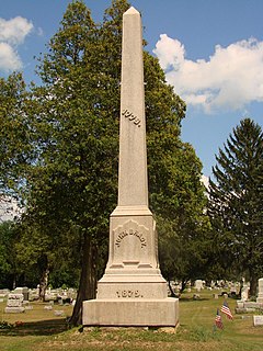 Monument to John Brady in Muncy Brady, John Mounument3.JPG