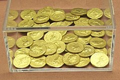 The Bredgar Hoard on display on in the British Museum. Bredgar Hoard in the British Museum.jpg