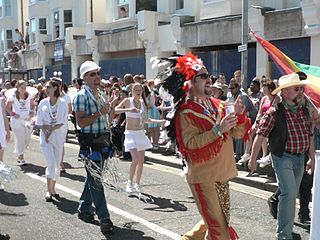 Brighton Pride Annual LGBT event in Brighton and Hove, England