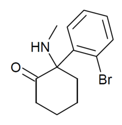 Bromoketamine structure.png