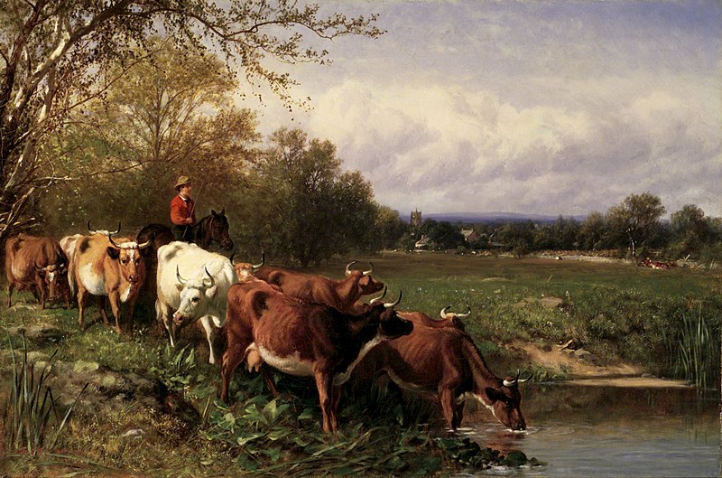 File:Brooklyn Museum - Cattle and Landscape - James McDougal Hart - overall.jpg