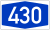 Bundesautobahn 430 number.svg