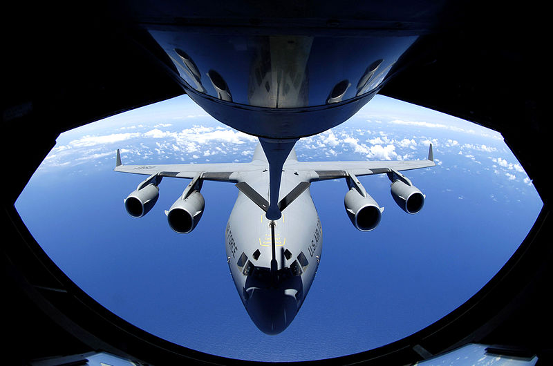 File:C17 Globmaster refueling from KC135 Stratotanker.jpg