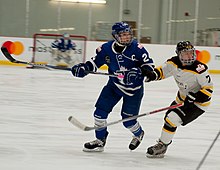 Spooner as the Furies' captain. She was named as the club's first captain to begin the 2016-17 season. CWHL Toronto Furies vs Boston Blades 2016-10-15 (30305359901).jpg