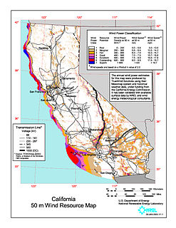 <span class="mw-page-title-main">Wind power in California</span> Electricity from large wind farms