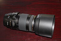 Canon EF 70-300mm lens with cylindrical lens hood (horizontal).JPG