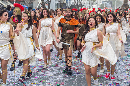 Население греции народы. Кипр греки-киприоты. Карнавал Лимассол. Карнавал на Кипре. Современные греки.