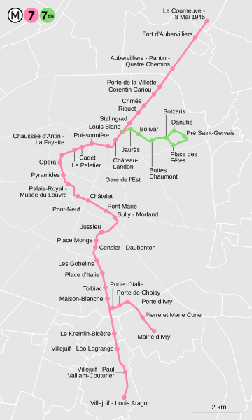 File:Carte Métro Paris Lignes 7 & 7bis (2007-01).svg