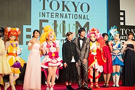Casts & Crew from "Go! Princess Pretty Cure the Movie" at Opening Ceremony of the 28th Tokyo International Film Festival (22241687550).jpg