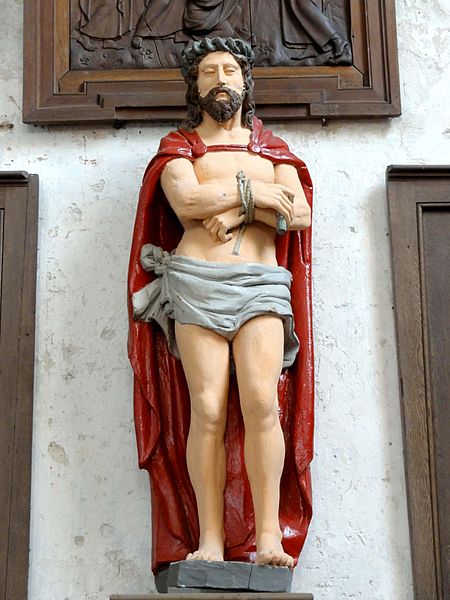 File:Château-Landon (77), église Notre-Dame, croisillon sud, statue - Ecce homo.JPG
