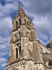 Le clocher, en 2009.