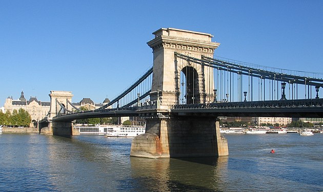 Chain Bridge over the Danube in Budapest