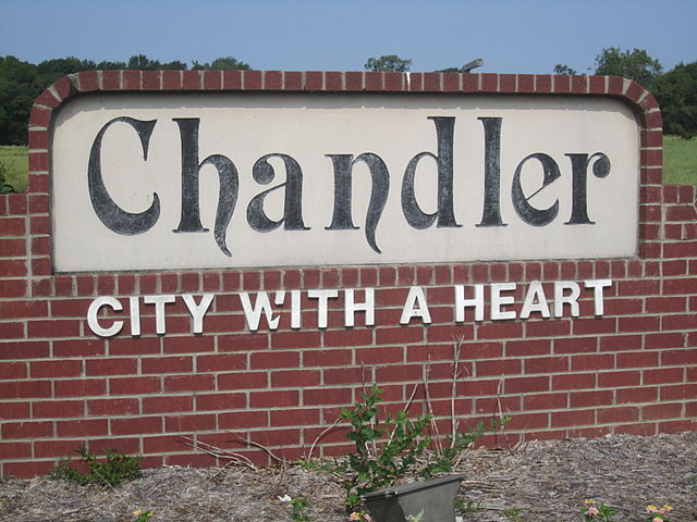 Chandler welcome sign