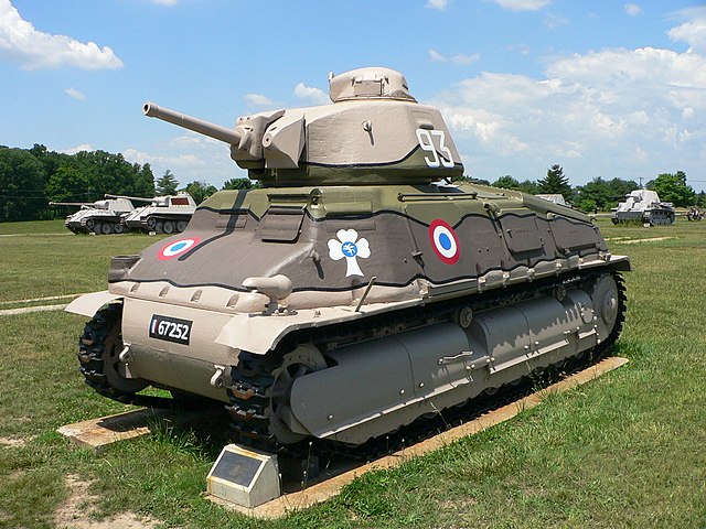A SOMUA S35 at the US Army Ordnance Museum