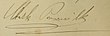 Charles Ponsonailhe'nin imzası