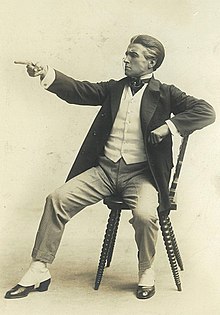 Claude Rains wearing spats in 1912 Claude Rains (cropped).jpg