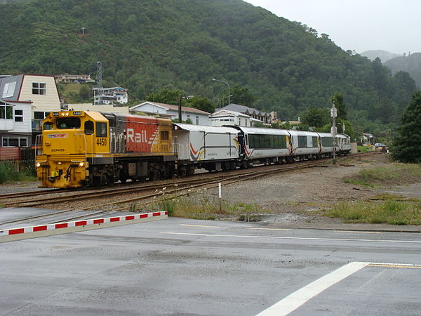 New AK class carriages on the Coastal Pacific at Picton.