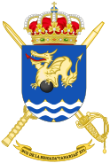 Coat of Arms of the 16th Light Infantry Brigade Canarias Headquarters Battalion