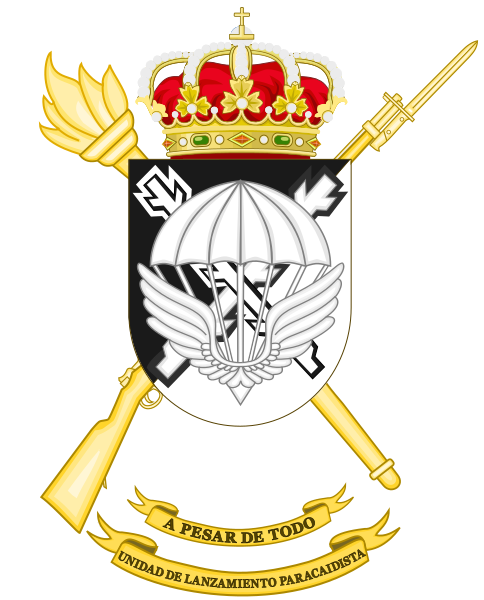 File:Coat of Arms of the Spanish Brigade Paratrooper Brigade Air Drop Unit.svg