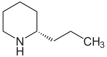 Кониин - Coniine.svg