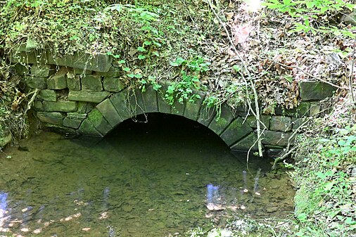 Cool Spring Branch under the canal