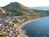 Copacabana shoreline, from Cerro Calvario