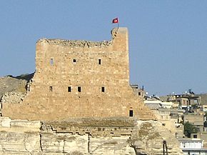 Crusader Castle on the banks of the Euprates.jpg