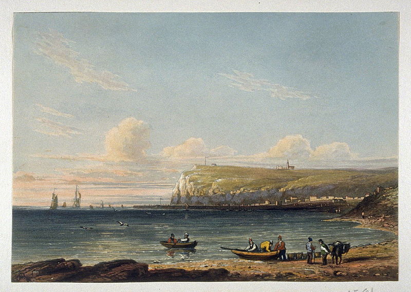 File:David Cox (I) - View of Fécamp, France.jpg